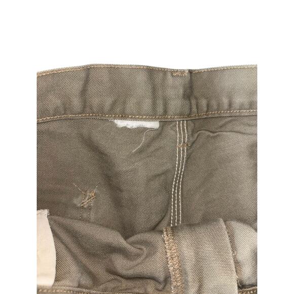 Carhartt Men's Straight Fit Light Sand Carpenter Workwear Pants Size 38 x 34 - Picture 3 of 6